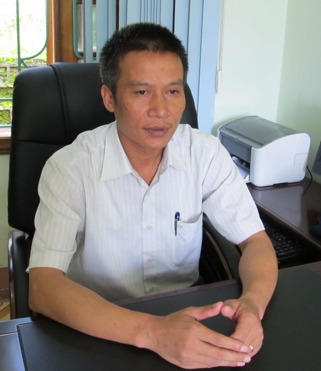 Ông Phạm Quang Tuấn, Phó Giám đốc Công tyTNHH Xây dựng cấp nước Điện Biên (năm 2011)